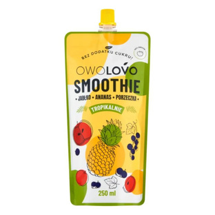 OWOLOVO Smoothie jabłko ananas porzeczka 250ml