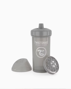 TWISTSHAKE Kubek niekapek szary, 360ml