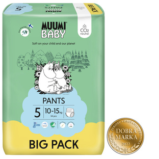 MUUMI Pieluchomajtki 5 (10-15kg) 54 szt BIG PACK