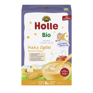 Bio Kaszka Mleczna Owsianka Ciastka Keksy i Jabłko 250 g HOLLE