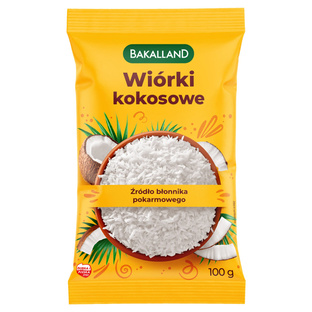 BAKALLAND Wiórki kokosowe. 100g