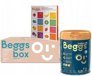 Beggs 3 napój dla juniora 2,4 kg (3x800 g), Beggs box+ ćwiczenia