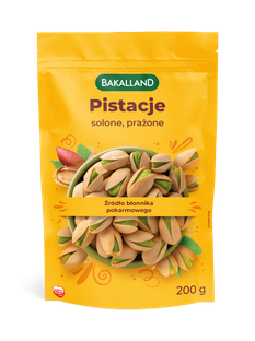 BAKALLAND Pistacje solone, 200g