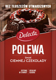 DELECTA Polewa z ciemnej czekolady, 100g