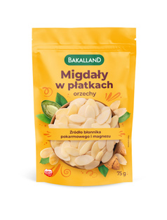 BAKALLAND Migdały w płatkach. 75g