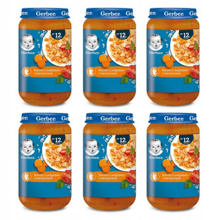 GERBER Risotto z indykiem i warzywami 250g x 6 sztuk