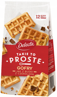 DELECTA Gofry z płatkami czekolady 360g