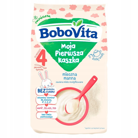 BOBOVITA Kaszka mleczna manna 230g