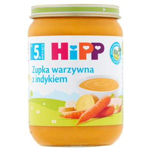 HIPP Zupka jarzynowa z indykiem BIO 190g