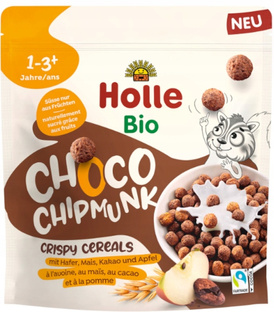 HOLLE Chrupiące płatki zbożowe kulki czek 125g