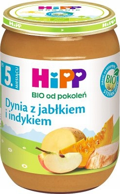 HIPP Dynia z indykiemi BIO 190g