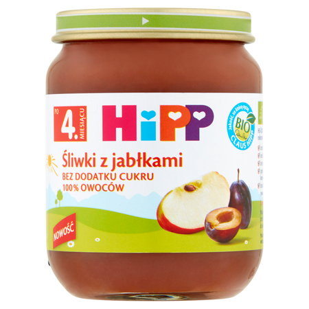 HIPP Śliwki z jabłkami BIO 125g