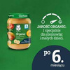 GERBER Organic banan gruszka brzoskwinia 190g x 6 sztuk