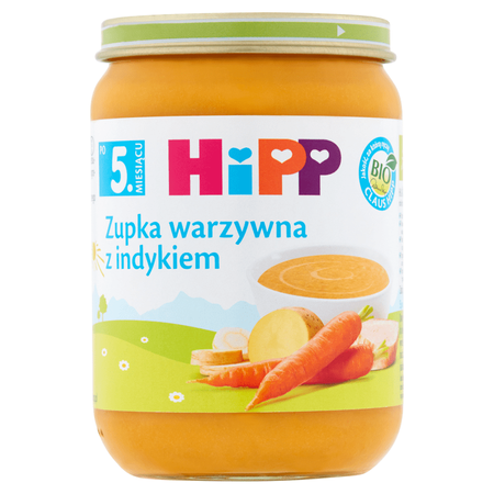 HIPP Zupka jarzynowa z indykiem BIO 190g