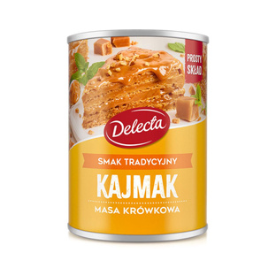 DELECTA Kajmak Masa krówkowa tradycyjna, 400g