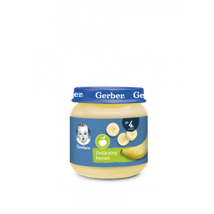 GERBER Delikatny banan 125 G