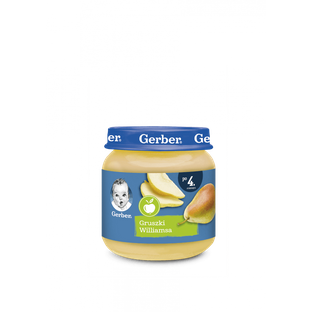 GERBER Deserek gruszki wiliamsa 125 G