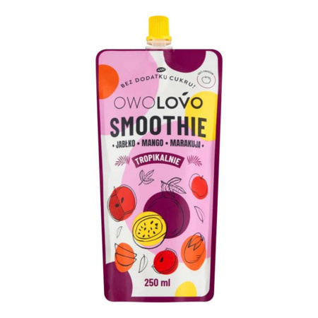 OWOLOVO Smoothie jabłko mango marakuja 250ml