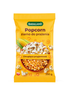 BAKALLAND Popcorn do prażenia, 250g