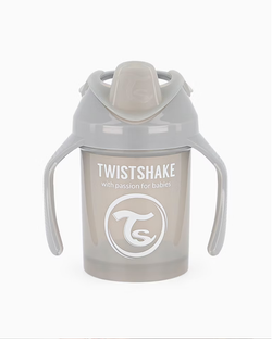 TWISTSHAKE Kubek niekapek szary, 230ml