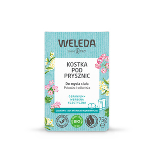 WELEDA Kostka pod prysznic geranium. werbena 75g