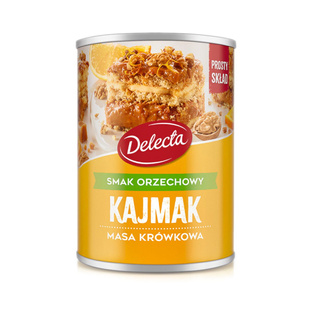 DELECTA Kajmak smak orzechowy, 400g