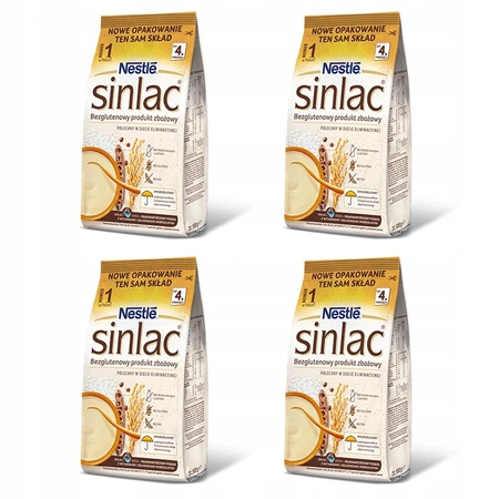 NESTLE Kaszka SINLAC 500g x 4 sztuki