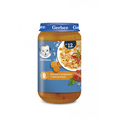 GERBER Risotto z indykiem i warzywami 250g