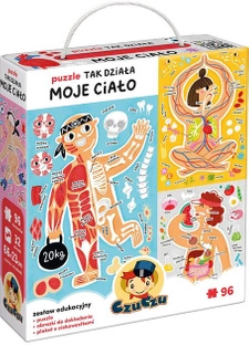 CZUCZU Puzzle Tak działa moje ciało, +5lat