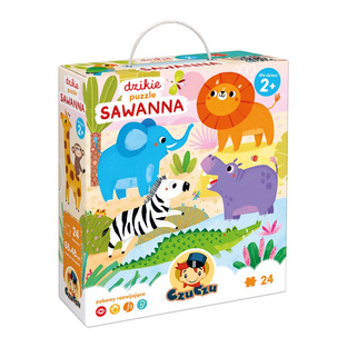 CZUCZU Dzikie puzzle Sawanna 2+