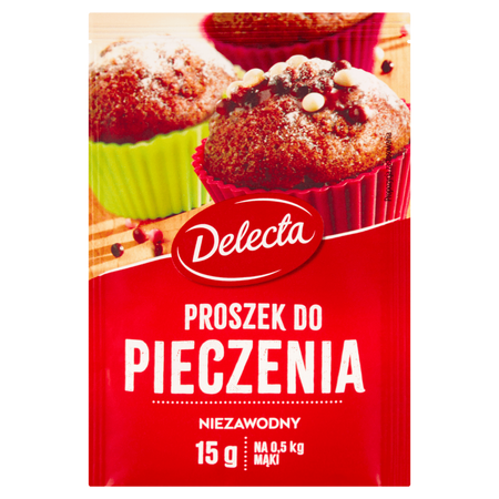 DELECTA Proszek do pieczenia, 15g -KD