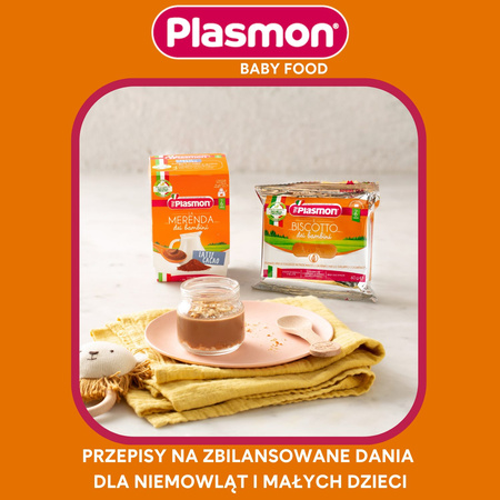 PLASMON Mleczny deserek czekoladowy 2x120 g