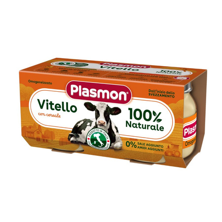 PLASMON Obiadek Cielęcinka 2x80g