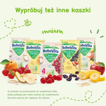 BOBOVITA Kaszka mleczno-ryżowa banan, 230g