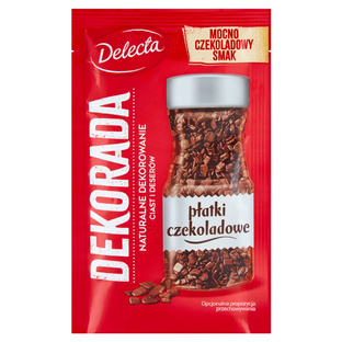 DELECTA Płatki czekoladowe, 40g