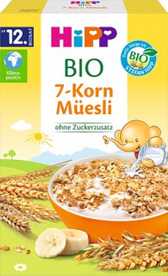 HIPP Musli 7 zbóż z bananami 200g BIO