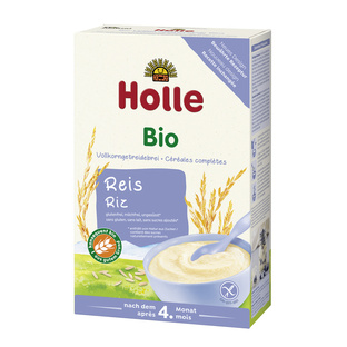 KASZKA RYŻOWA BIO DLA NIEMOWLĄT DZIECI EKOLOGICZNA 250g BEZ GLUTENU HOLLE