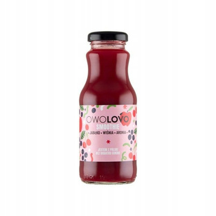 OWOLOVO Smoothie Jabłko wiśnia aronia 250ml