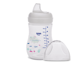 WEE BABY Kubek naturalny 250ml hipopotam