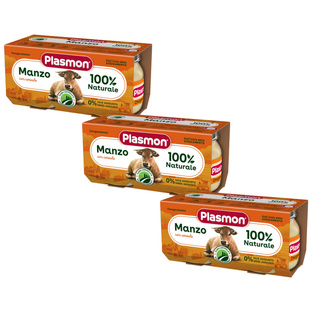 PLASMON Obiadek Wołowinka (2x80g)x3 opakowania