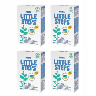 NESTLE LITTLE STEPS 3 MLEKO MODYFIKOWANE JUNIOR DLA DZIECI PO 1 ROKU 4 x 500G