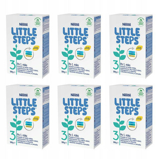 NESTLE LITTLE STEPS 3 MLEKO MODYFIKOWANE JUNIOR DLA DZIECI PO 1 ROKU 6 x 500G