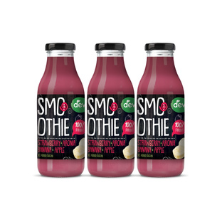 DEVA Smoothie Truskawka aronia banan jabłko 3x300ml