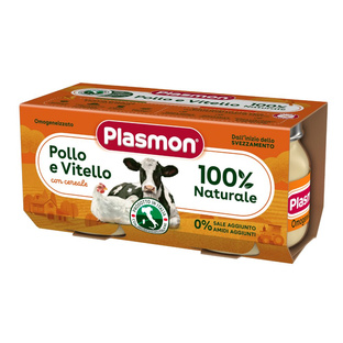 PLASMON Obiadek Kurczak i cielęcinka 2x80g