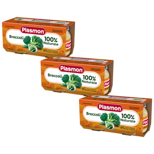 PLASMON Obiadek Brokuły (2x80g) x3 opakowania