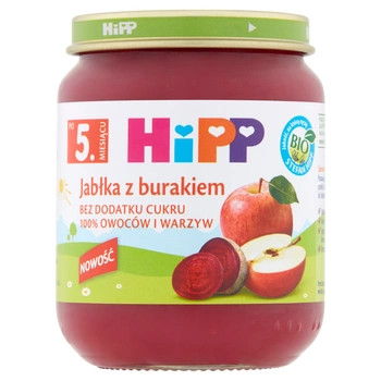 HIPP Jabłka z burakiem BIO 125g