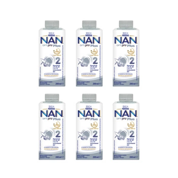 NESTLE NAN OPTIPRO PLUS 2 5HMO MLEKO NASTĘPNE W PŁYNIE 6x200ml