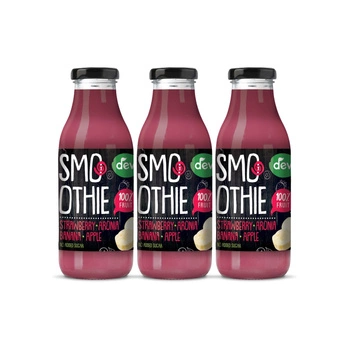 DEVA Smoothie Truskawka aronia banan jabłko 3x300ml