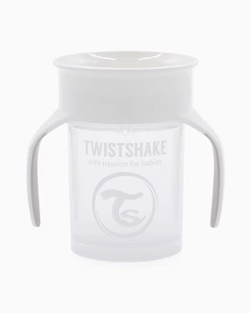 TWISTSHAKE Kubek niekapek 360 biały, 230ml