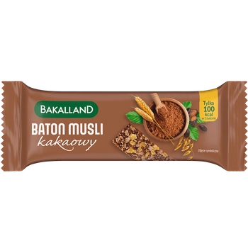 BAKALLAND Baton Zbożowy kakaowy 30g